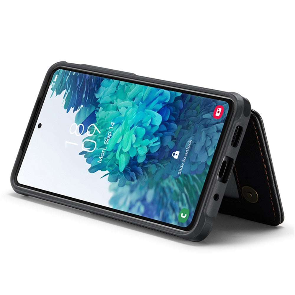 Til Samsung Galaxy S20 FE / FE 5G / S20 Lite / S20 FE 2022 Telefoncover CASEME C22 Læderbagside med RFID-blokerende kortlommer