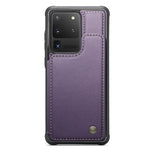 Samsung Galaxy S20 Ultra mobilskal CASEME C22 Läderbaksida med RFID-blockerande kortplatser
