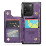 For Samsung Galaxy S20 Ultra Phone Case CASEME C22 Leather Back Cover with RFID Blocking Card Slots