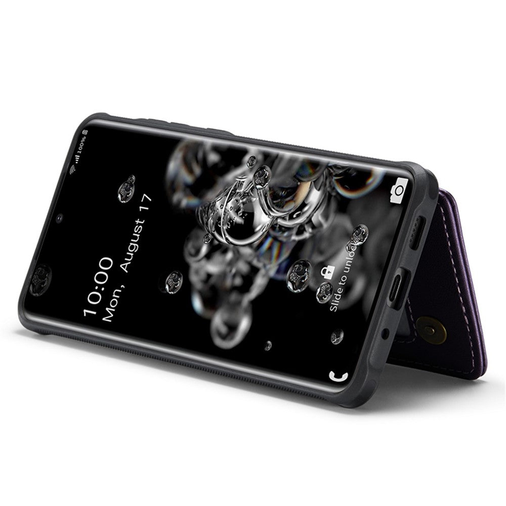 For Samsung Galaxy S20 Ultra Phone Case CASEME C22 Leather Back Cover with RFID Blocking Card Slots