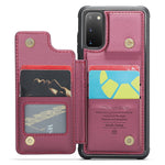 For Samsung Galaxy S20 4G / 5G Phone Case CASEME C22 Leather Back Cover with RFID Blocking Card Slots
