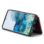 For Samsung Galaxy S20 4G / 5G Phone Case CASEME C22 Leather Back Cover with RFID Blocking Card Slots