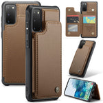 For Samsung Galaxy S20 4G / 5G Phone Case CASEME C22 Leather Back Cover with RFID Blocking Card Slots