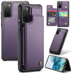 For Samsung Galaxy S20 4G / 5G Phone Case CASEME C22 Leather Back Cover with RFID Blocking Card Slots