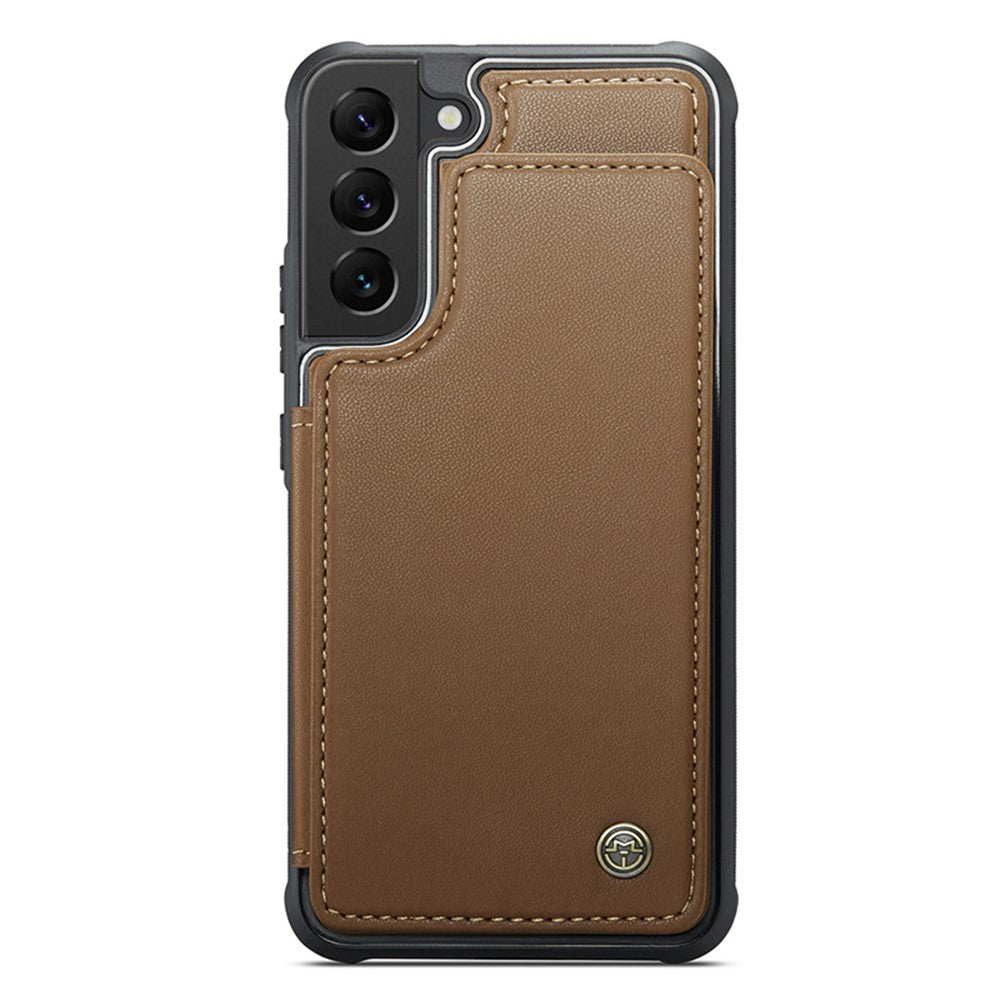 Til Samsung Galaxy S21 5G / 4G Telefoncover CASEME C22 Læder Bagcover med RFID Blokerende Kortpladser