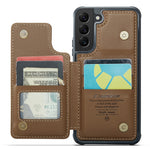 Til Samsung Galaxy S21 5G / 4G Telefoncover CASEME C22 Læder Bagcover med RFID Blokerende Kortpladser