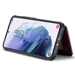 Til Samsung Galaxy S21 5G / 4G Telefoncover CASEME C22 Læder Bagcover med RFID Blokerende Kortpladser