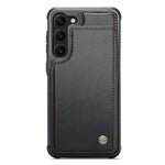 For Samsung Galaxy S22+ 5G Phone Case CASEME C22 Leather Back Cover with RFID Blocking Card Slots