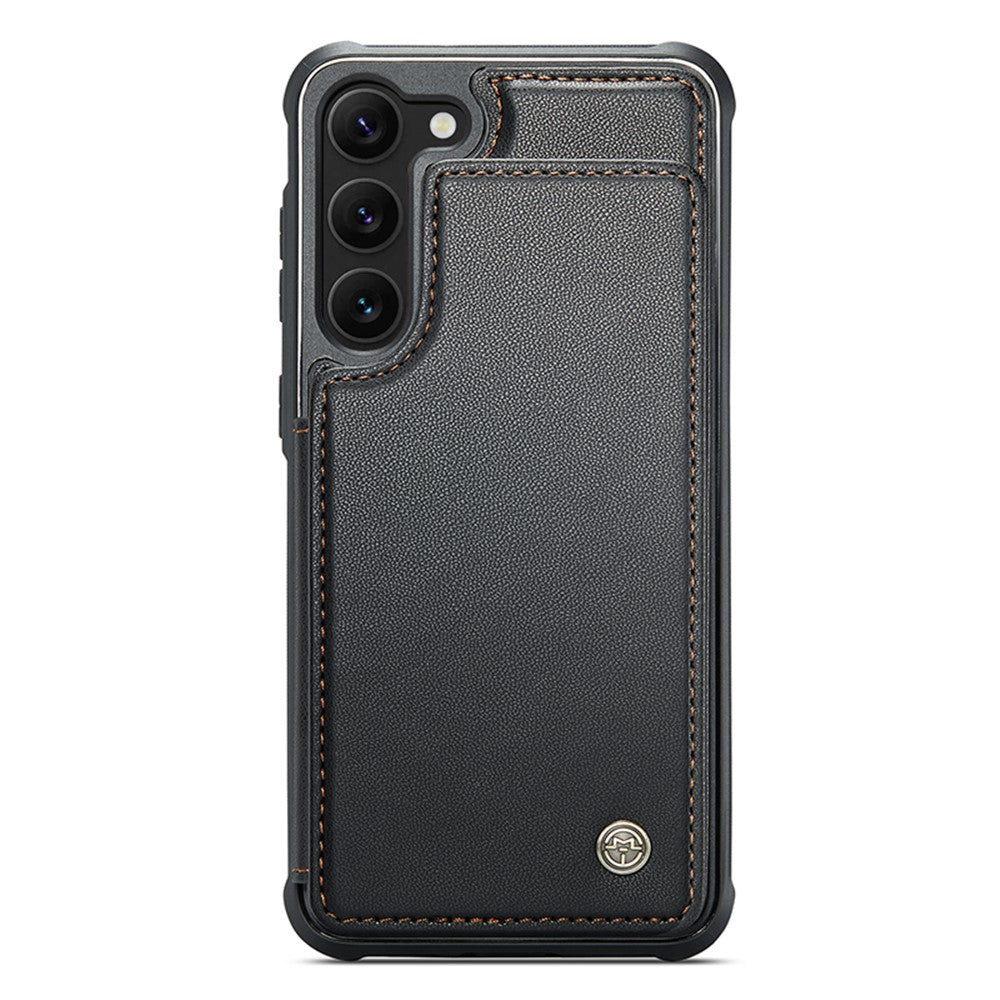 For Samsung Galaxy S22+ 5G Phone Case CASEME C22 Leather Back Cover with RFID Blocking Card Slots