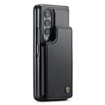 Til Samsung Galaxy Z Fold4 5G-telefoncover CASEME C22-læderbagcover med RFID-blokerende kortpladser