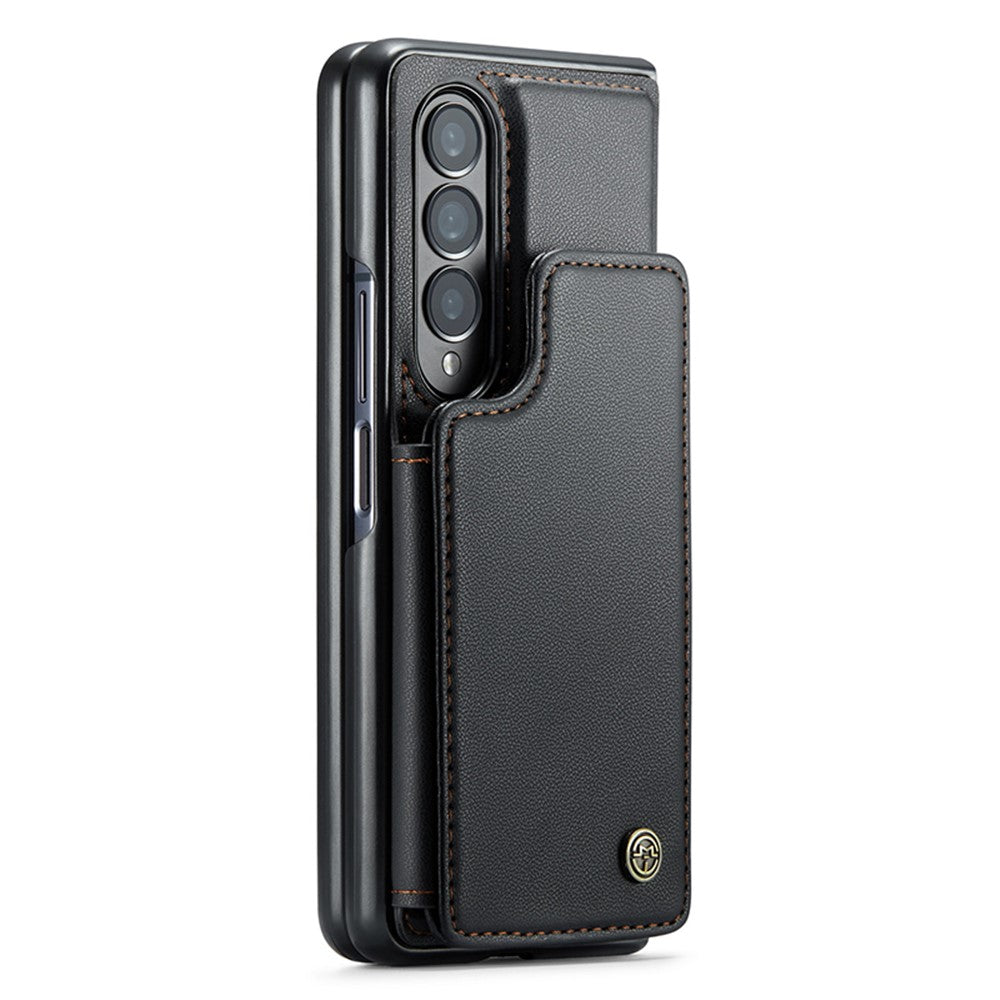 Til Samsung Galaxy Z Fold4 5G-telefoncover CASEME C22-læderbagcover med RFID-blokerende kortpladser