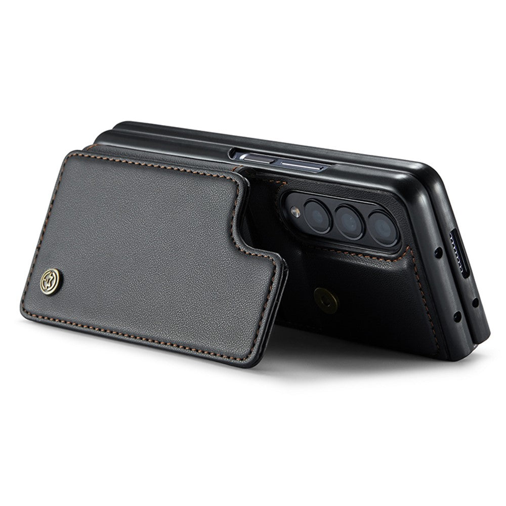 Til Samsung Galaxy Z Fold4 5G-telefoncover CASEME C22-læderbagcover med RFID-blokerende kortpladser