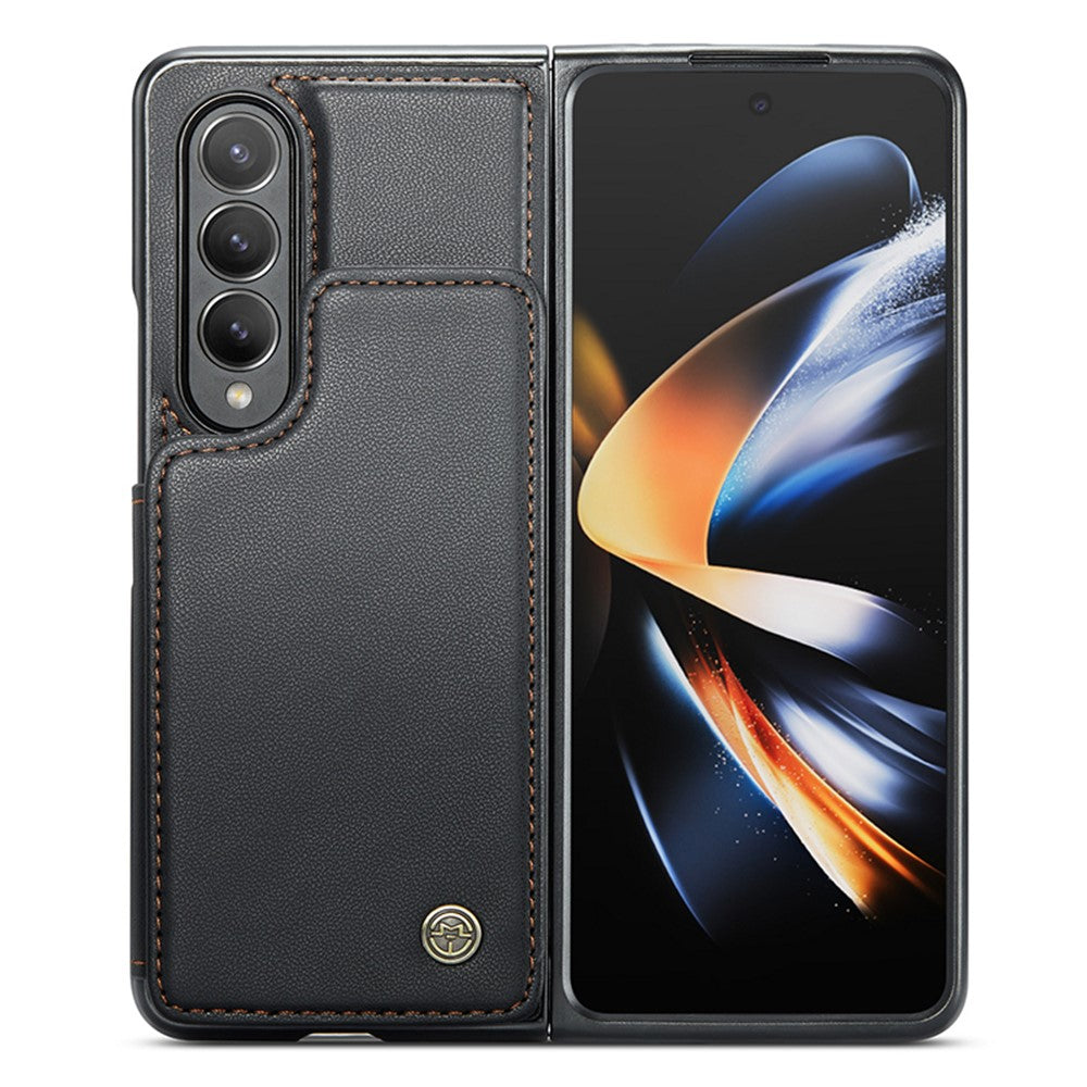 Til Samsung Galaxy Z Fold4 5G-telefoncover CASEME C22-læderbagcover med RFID-blokerende kortpladser