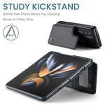 Til Samsung Galaxy Z Fold4 5G-telefoncover CASEME C22-læderbagcover med RFID-blokerende kortpladser