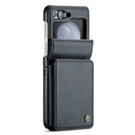 For Samsung Galaxy Z Flip5 5G Phone Case CASEME C22 Leather Back Cover with RFID Blocking Card Slots