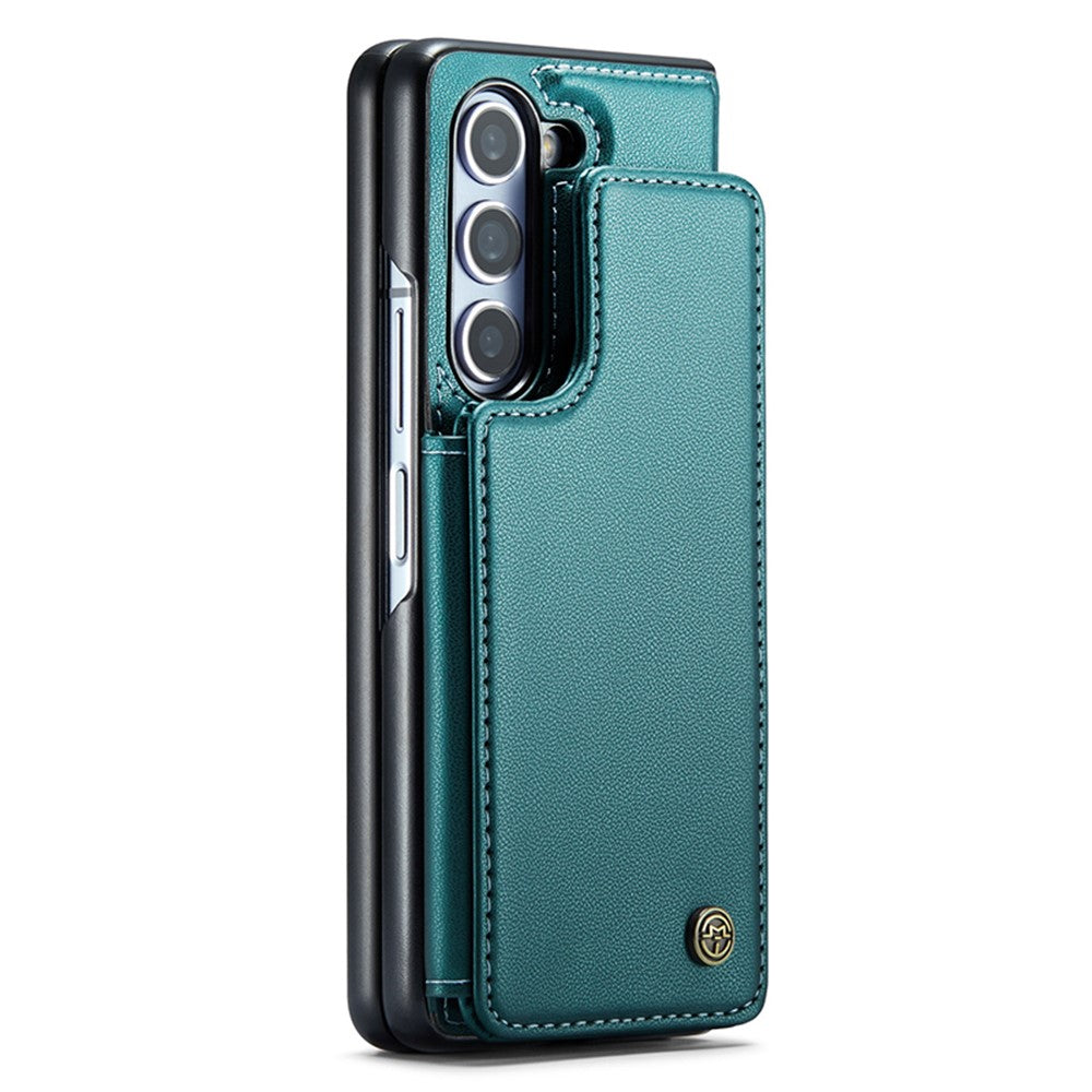 Til Samsung Galaxy Z Fold5 5G Telefoncover CASEME C22 Læder Bagcover med RFID Blokerende Kortpladser