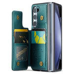 Til Samsung Galaxy Z Fold5 5G Telefoncover CASEME C22 Læder Bagcover med RFID Blokerende Kortpladser