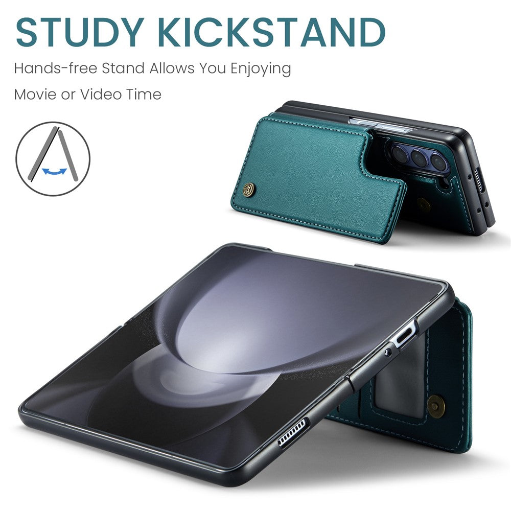 Til Samsung Galaxy Z Fold5 5G Telefoncover CASEME C22 Læder Bagcover med RFID Blokerende Kortpladser