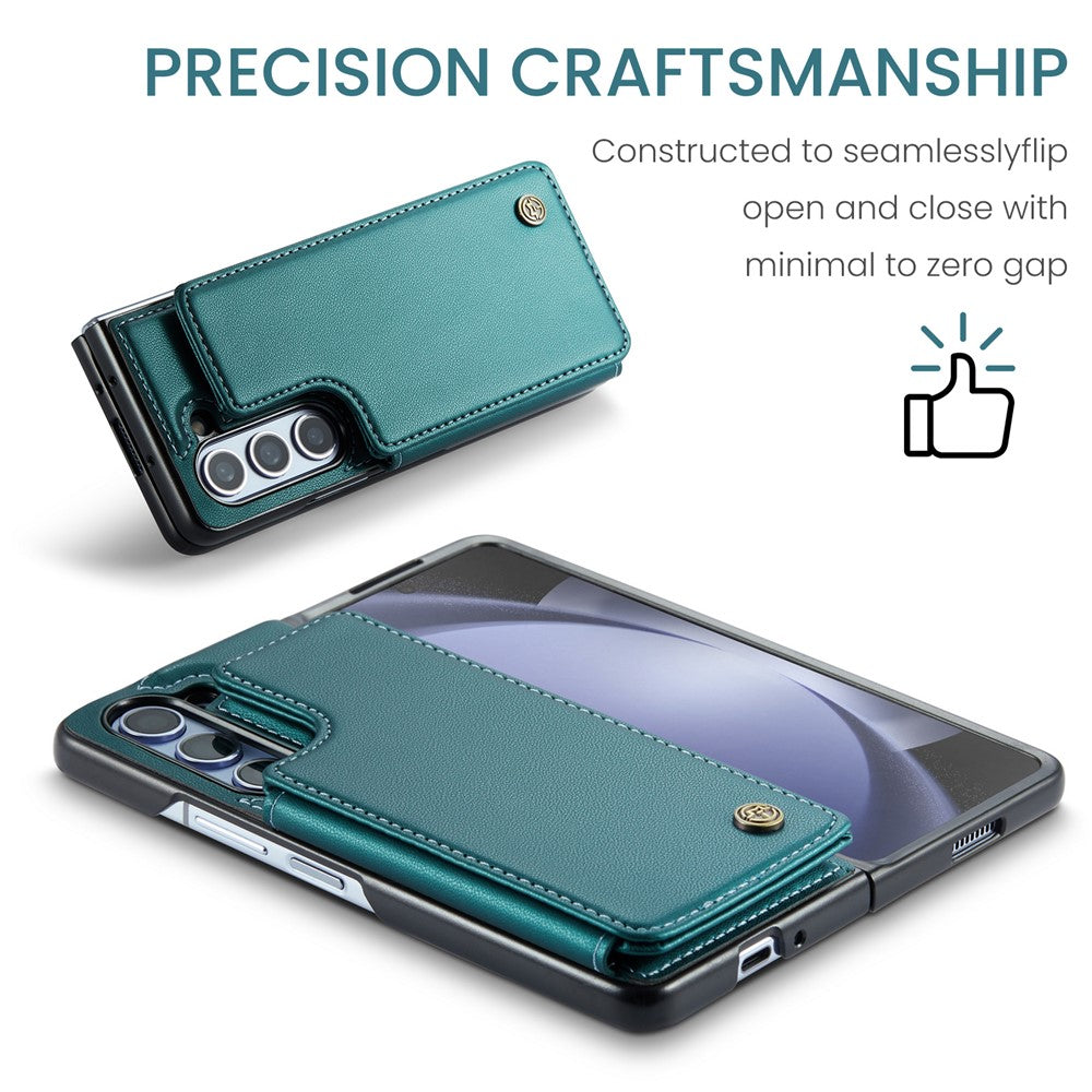 Til Samsung Galaxy Z Fold5 5G Telefoncover CASEME C22 Læder Bagcover med RFID Blokerende Kortpladser