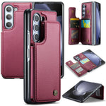 Til Samsung Galaxy Z Fold5 5G Telefoncover CASEME C22 Læder Bagcover med RFID Blokerende Kortpladser