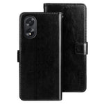 IDEWEI For Oppo A38 4G Case Crazy Horse Texture Flip Leather Wallet Phone Cover
