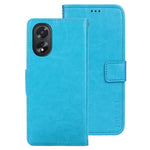 IDEWEI For Oppo A38 4G Case Crazy Horse Texture Flip Leather Wallet Phone Cover