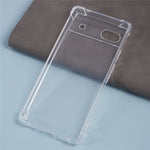 Til Google Pixel 6a Klar Cover Forstærket Fire Hjørner Telefon TPU Cover