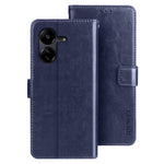 IDEWEI For Xiaomi Redmi 13C 4G / Poco C65 4G Case Leather Wallet Crazy Horse Texture Flip Phone Cover