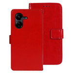 IDEWEI For Xiaomi Redmi 13C 4G / Poco C65 4G Case Leather Wallet Crazy Horse Texture Flip Phone Cover