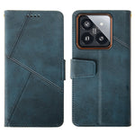 IDEWEI For Xiaomi 14 Pro Case Calf Texture Imprint Stand Wallet Cellphone Cover