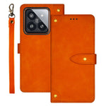 IDEWEI For Xiaomi 14 Phone Case PU Leather Magnetic Clasp Stand Phone Cover