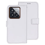 IDEWEI For Xiaomi 14 Case Shockproof Crazy Horse Texture Flip Leather Wallet Phone Cover