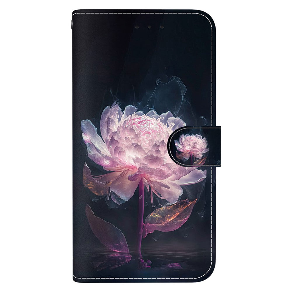 For Samsung Galaxy S24 Ultra Case PU Leather 3D Pattern Flip Phone Cover