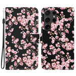 For Samsung Galaxy S24 Ultra Case PU Leather 3D Pattern Flip Phone Cover
