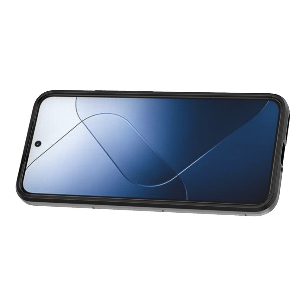 Xiaomi 14 Skal mobilskal Reptåligt Stativ PC+TPU Mobilmobilskydd