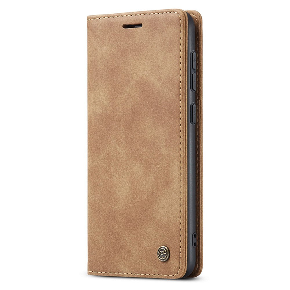 CASEME 013 Series For Samsung Galaxy S24+ Case PU Leather Wallet Mobile Phone Protector