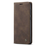 CASEME 013 Series For Samsung Galaxy S24 Case Anti-drop PU Leather Stand Cellphone Protector