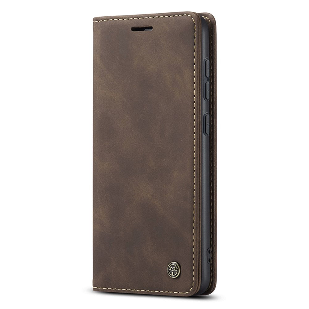 CASEME 013 Series For Samsung Galaxy S24 Case Anti-drop PU Leather Stand Cellphone Protector