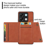For Xiaomi Redmi Note 13 5G Case PU Leather + TPU Anti-Fall Phone Cover with Card Holder