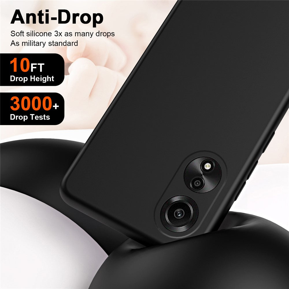 Oppo A78 4G TPU-skal 2,2 mm gummerat fallsäkert mobilskydd