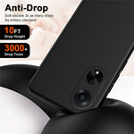 For Oppo A98 5G Case Rubberized 2.2mm Soft Liner TPU Phone Cover
