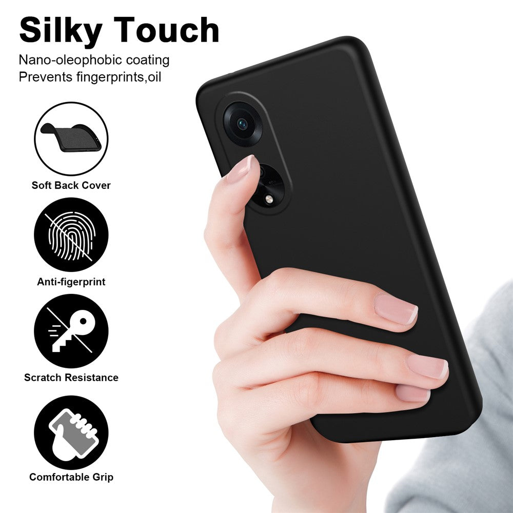For Oppo A98 5G Case Rubberized 2.2mm Soft Liner TPU Phone Cover