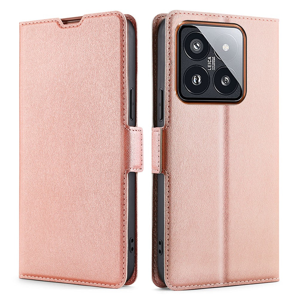 For Xiaomi 14 Pro Case Stand Card Slot Leather Phone Cover