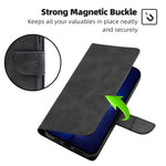 For Xiaomi 14 Case Magnetic Clasp Anti-Scratch Calf Texture PU Leather Phone Cover