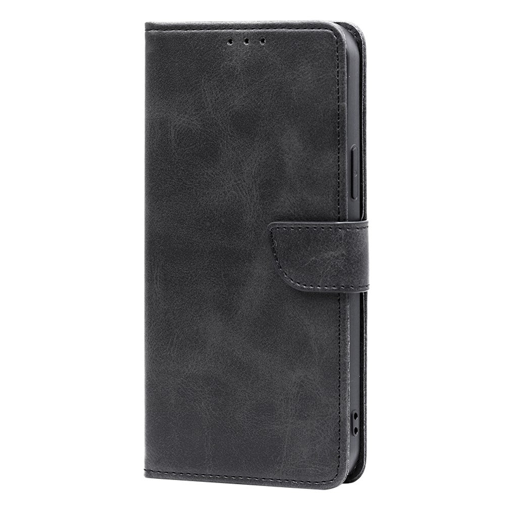 For Xiaomi 14 Case Magnetic Clasp Anti-Scratch Calf Texture PU Leather Phone Cover