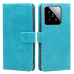 For Xiaomi 14 Case Magnetic Clasp Anti-Scratch Calf Texture PU Leather Phone Cover