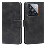 For Xiaomi 14 Pro Case Magnetic Clasp Phone Shell PU Leather Calf Texture Phone Cover