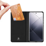 DUX DUCIS Skin Pro Series For Xiaomi 14 Pro Case Leather Phone Cover with Card Slot