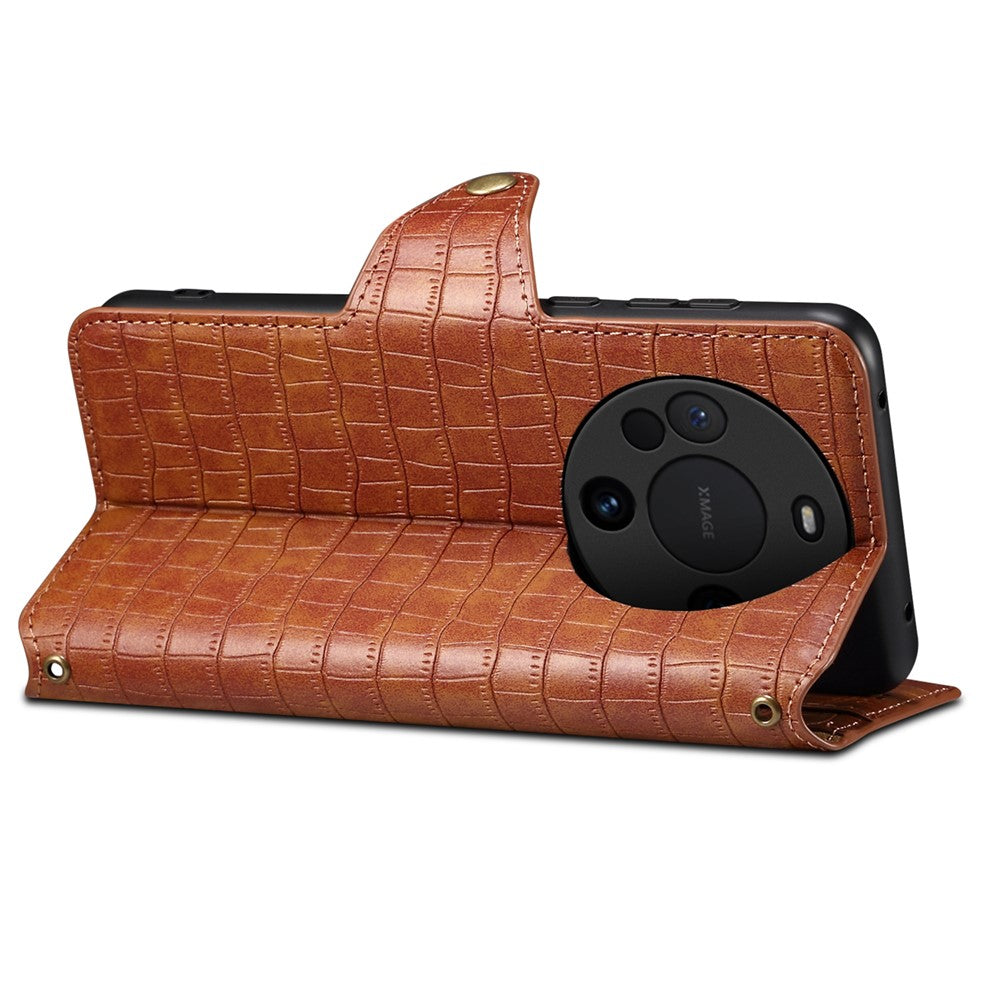 For Huawei Mate 60 Pro Case Stand Wallet Drop-proof Leather Cover