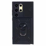 For Samsung Galaxy S24 Ultra Case Kickstand Phone Cover with Slide Lens Protection